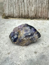 Load image into Gallery viewer, New! Rare Rough Blue John Fluorite Specimen – Strong Colour & Banding – 6cm Natural & Unique