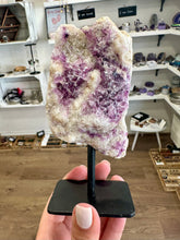 Load image into Gallery viewer, Fluorite Crystal on stand - Natural & Unique Piece