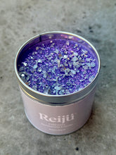Load image into Gallery viewer, February Birthstone Candle - Amethyst Crystal Infused | Reiju