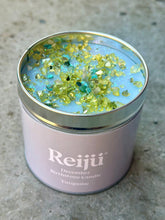 Load image into Gallery viewer, New! December - Turquoise Crystal Birthstone Candle| Reiju