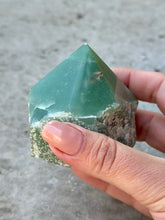 Load image into Gallery viewer, New! 🌿Green Aventurine Polished Raw Point Crystal Natural & Unique |Reiju