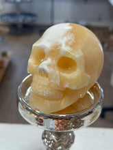 Load image into Gallery viewer, New! Unique Yellow Jade Crystal Skull Natural & Unique