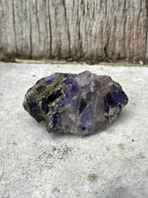 Load image into Gallery viewer, New! Rare Rough Blue John Fluorite Specimen – Strong Colour & Banding – 6cm Natural & Unique