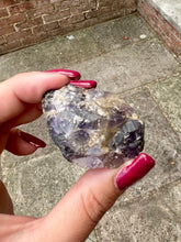 Load image into Gallery viewer, New! Rare Rough Blue John Fluorite Specimen – Strong Colour & Banding – 6cm Natural & Unique