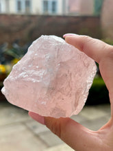 Load image into Gallery viewer, NEW! Rose Quartz LARGE Raw Chunk Crystal Piece |Reiju