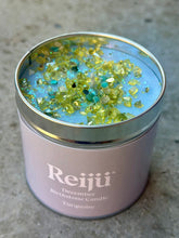 Load image into Gallery viewer, New! December - Turquoise Crystal Birthstone Candle| Reiju