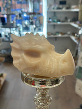 Load image into Gallery viewer, Yellow Calcite Dragon Head Carving – Natural Crystal Sculpture for Energy & Confidence |Reiju