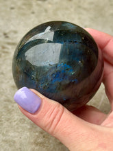 Load image into Gallery viewer, New! Labradorite Polished Sphere Crystal Ball - Natural & Unique