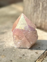 Load image into Gallery viewer, New! Rose 'Aura' Natural Quartz Polished Crystal Point Piece |Reiju