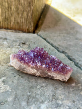 Load image into Gallery viewer, New! 💜 Unique Druzy Amethyst Crystal Cluster (8 cm) - Natural & Unique