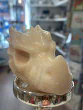 Load image into Gallery viewer, Yellow Calcite Dragon Head Carving – Natural Crystal Sculpture for Energy & Confidence |Reiju