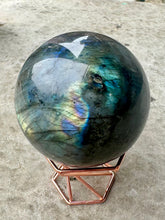 Load image into Gallery viewer, New! Labradorite Polished Sphere Crystal Ball - Natural & Unique