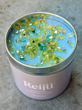 Load image into Gallery viewer, New! December - Turquoise Crystal Birthstone Candle| Reiju