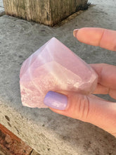 Load image into Gallery viewer, New! Golden Triangle of Crystals Bundle (Rose Quartz, Amethyst, Clear Quartz) - Natural & Unique