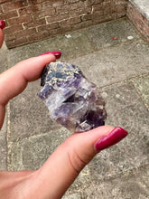 Load image into Gallery viewer, New! Rare Rough Blue John Fluorite Specimen – Strong Colour & Banding – 6cm Natural & Unique