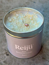 Load image into Gallery viewer, New! June - Pearl Crystal Birthstone Candle| Reiju