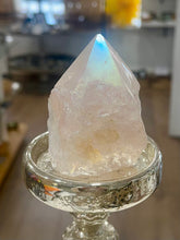 Load image into Gallery viewer, New! Rose 'Aura' Natural Quartz Polished Crystal Point Piece |Reiju