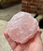 Load image into Gallery viewer, NEW! Rose Quartz LARGE Raw Chunk Crystal Piece |Reiju