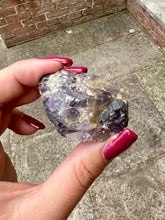 Load image into Gallery viewer, New! Rare Rough Blue John Fluorite Specimen – Strong Colour & Banding – 6cm Natural & Unique