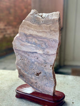 Load image into Gallery viewer, New! 🌸 Natural Pink Tourmaline Slab on Stand – XL Collector’s Piece - Natural & Unique |Reiju