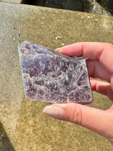 Load image into Gallery viewer, New! Lepidolite Polished Slab - Natural & Unique