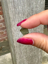 Load image into Gallery viewer, 💫 New! Genuine Moldavite – 13mm x 13mm, 0.49g – Meteorite-Born Tektite Natural & Unique