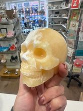 Load image into Gallery viewer, New! Unique Yellow Jade Crystal Skull Natural & Unique