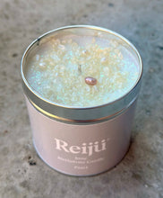 Load image into Gallery viewer, New! June - Pearl Crystal Birthstone Candle| Reiju