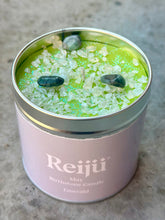 Load image into Gallery viewer, May Birthstone Luxury Crystal Topped Candle - Emerald |Reiju