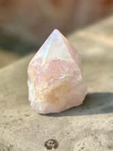 Load image into Gallery viewer, New! Rose 'Aura' Natural Quartz Polished Crystal Point Piece |Reiju