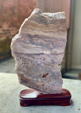 Load image into Gallery viewer, New! 🌸 Natural Pink Tourmaline Slab on Stand – XL Collector’s Piece - Natural & Unique |Reiju