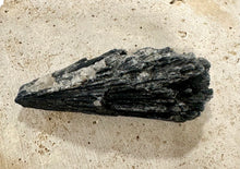 Load image into Gallery viewer, Raw Black Kyanite Crystal Slice -
Metaphysical Properties |Reiju
