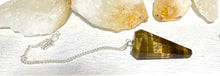 Load image into Gallery viewer, Tigers Eye Crystal Dowsing Pendulum
