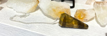 Load image into Gallery viewer, Tigers Eye Crystal Dowsing Pendulum