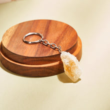 Load image into Gallery viewer, Citrine Raw Abundance Crystal Stone Unique Keyring Mobile Charm |Reiju
