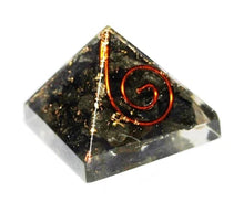 Load image into Gallery viewer, New! Natural Pyrite Stones Small Crystal Orgone Pyramid |Reiju