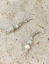 Load image into Gallery viewer, &#39;Handmade By Michelle&#39; Natural Moonstone Crystals Earring Set