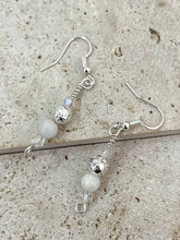 Load image into Gallery viewer, 'Handmade By Michelle' Natural Moonstone Crystals Earring Set