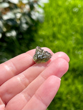 Load image into Gallery viewer, Moldavite Genuine Small Raw Green Crystal Piece Natural & Unique Valuable
