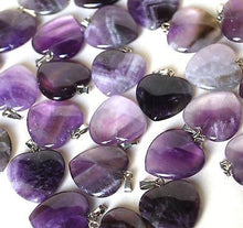 Load image into Gallery viewer, Amethyst Crystal Heart Pendant - Krystal Gifts UK