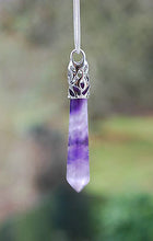 Load image into Gallery viewer, Amethyst Long Crystal Pendant - Krystal Gifts UK