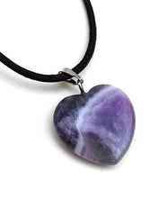 Load image into Gallery viewer, Amethyst Crystal Heart Pendant - Krystal Gifts UK