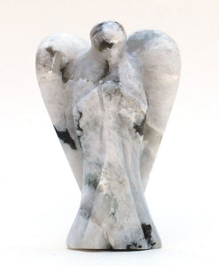 Rainbow Moonstone Crystal Healing Angel - Krystal Gifts UK