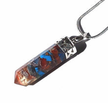 Load image into Gallery viewer, Chakra Crystal Orgone Pendant