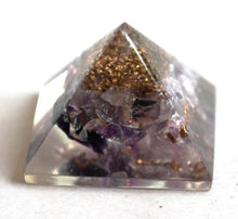 Load image into Gallery viewer, Amethyst Crystal Orgone Pyramid - Krystal Gifts UK