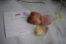 Load image into Gallery viewer, "Crystals For Confidence" Tumble Stone Set Reiki Charged