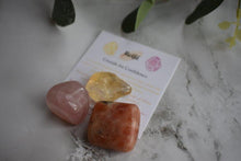 Load image into Gallery viewer, "Crystals For Confidence" Tumble Stone Set Reiki Charged