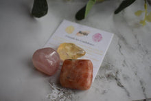 Load image into Gallery viewer, "Crystals For Confidence" Tumble Stone Set Reiki Charged