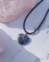 Load image into Gallery viewer, Sodalite Crystal Heart Pendant