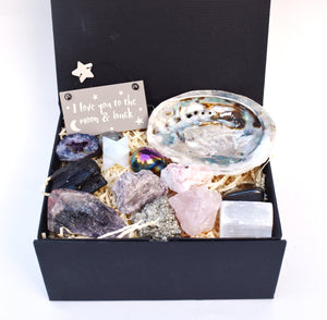 Beautiful Inside & Out Natural Crystals Gemstones 14 Piece Gift Set